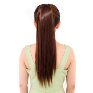 Headband straight  ponytail