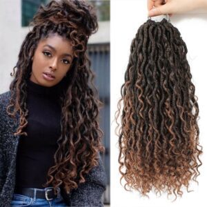 Pre-looped river goddess crochet braids
