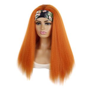 Afro kinky curly wig with headband