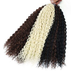 Water wave crochet braids