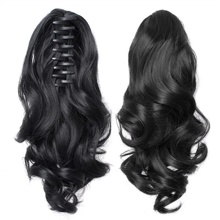 Body wave claw clip in ponytail - Image 2