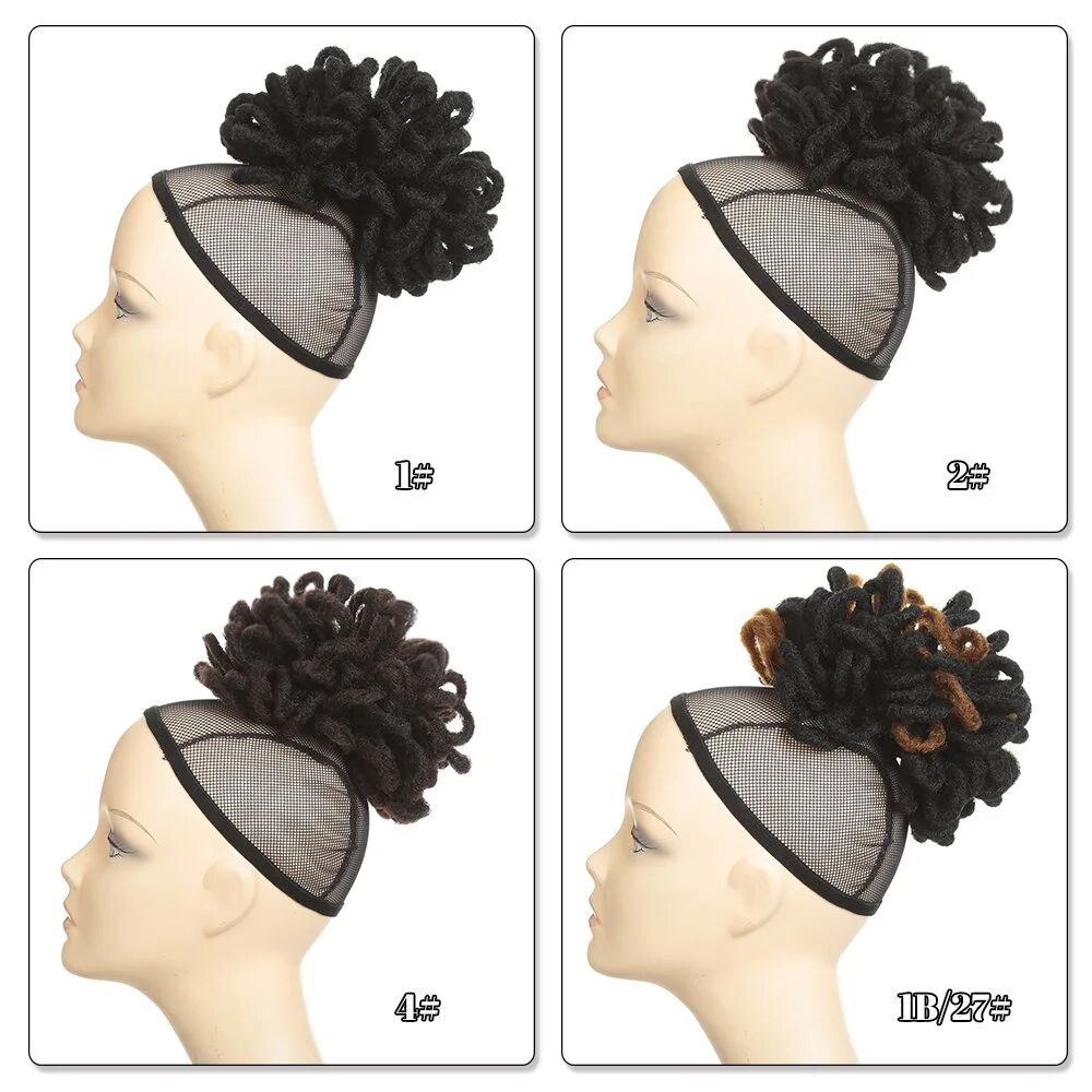 Afro dreadlocs braiding drawstring ponytail - Image 6
