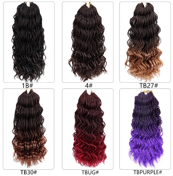 Wavy senegalese braids with curly ends - Image 3