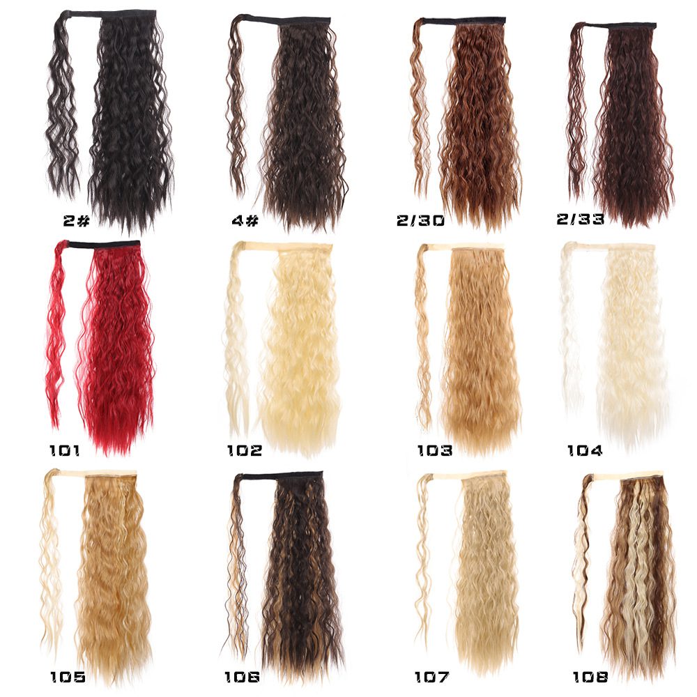 Wrap around kinky straight corn wave clip in - Image 9