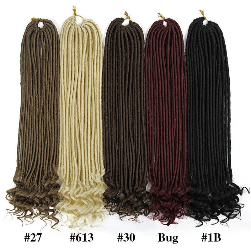 Straight goddess faux locs braids - Image 8