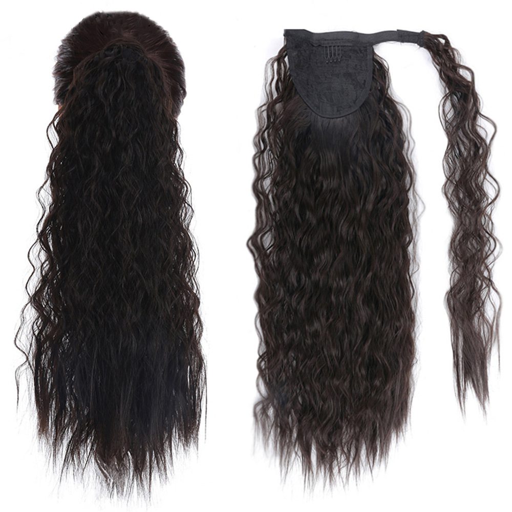 Wrap around kinky straight corn wave clip in - Image 7