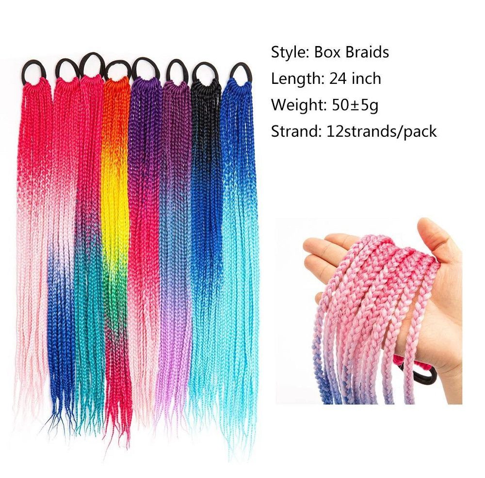 Box braiding ponytail - Image 6