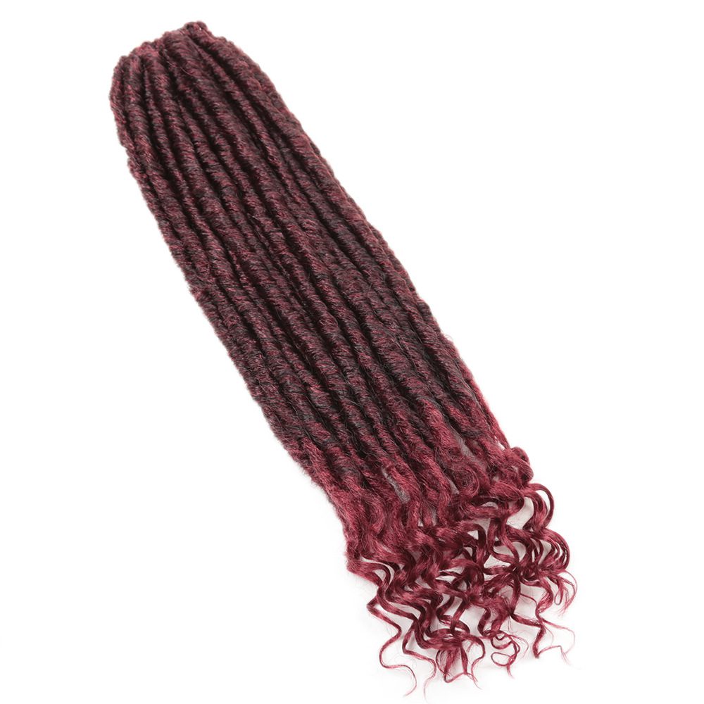 Straight goddess faux locs braids - Image 3