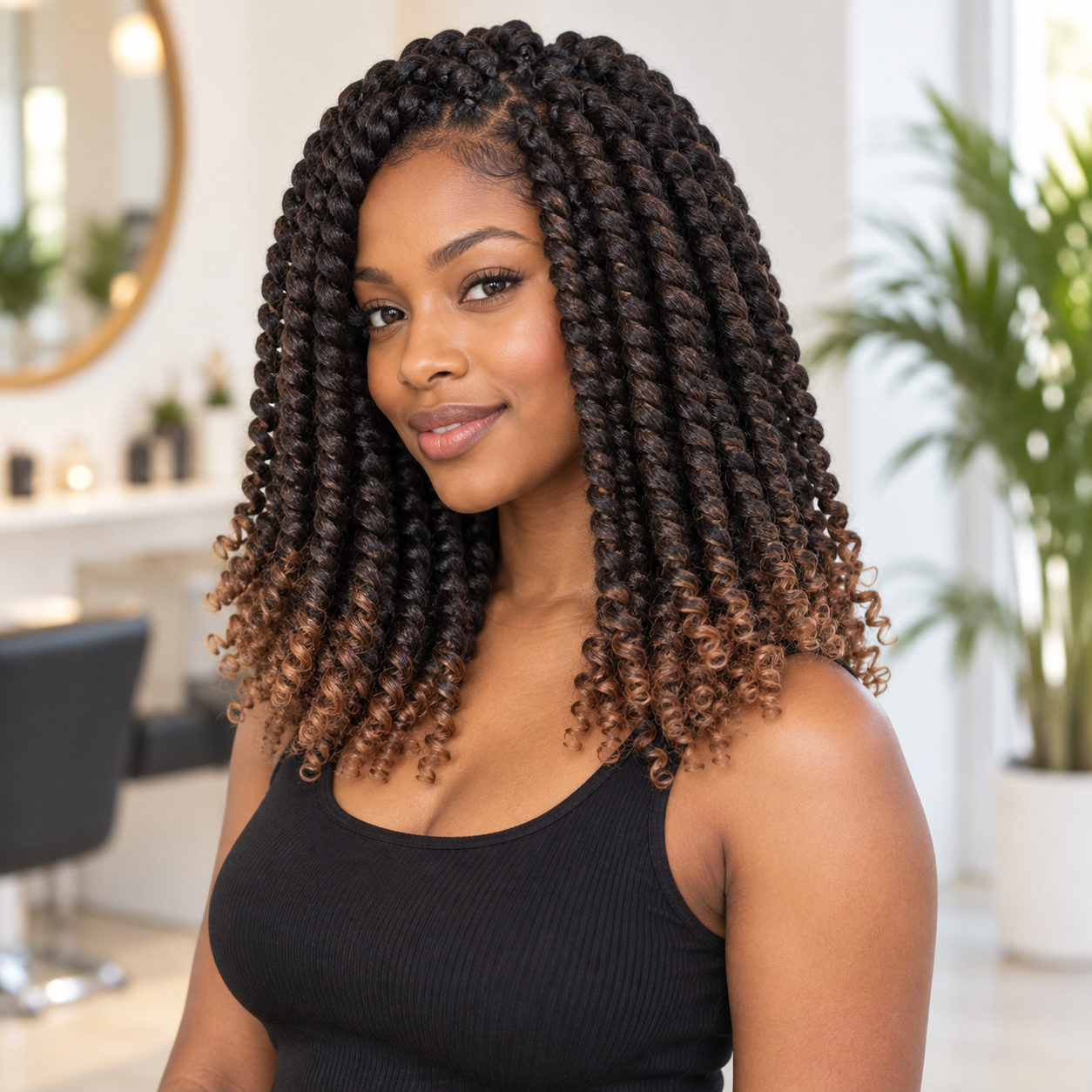 Pre-twisted senegalese braids