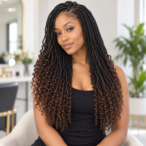 Passion twist faux locs braids