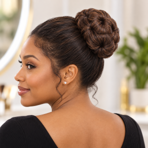 Clip in bun