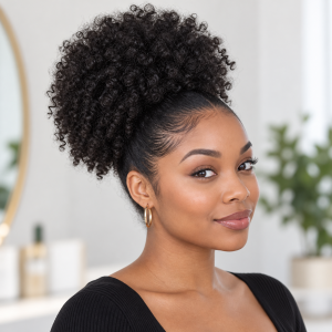 Afro Kinky Curly Drawstring Ponytail