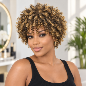 Synthetic Kinky Curly Wig