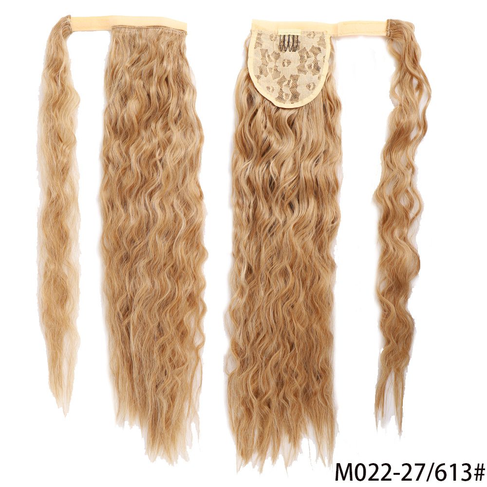 Wrap around kinky straight corn wave clip in - Image 5