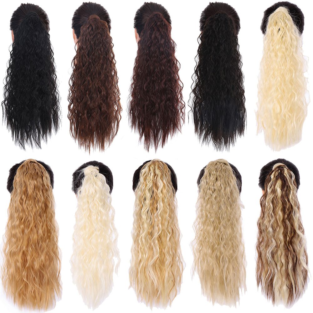 Wrap around kinky straight corn wave clip in - Image 3