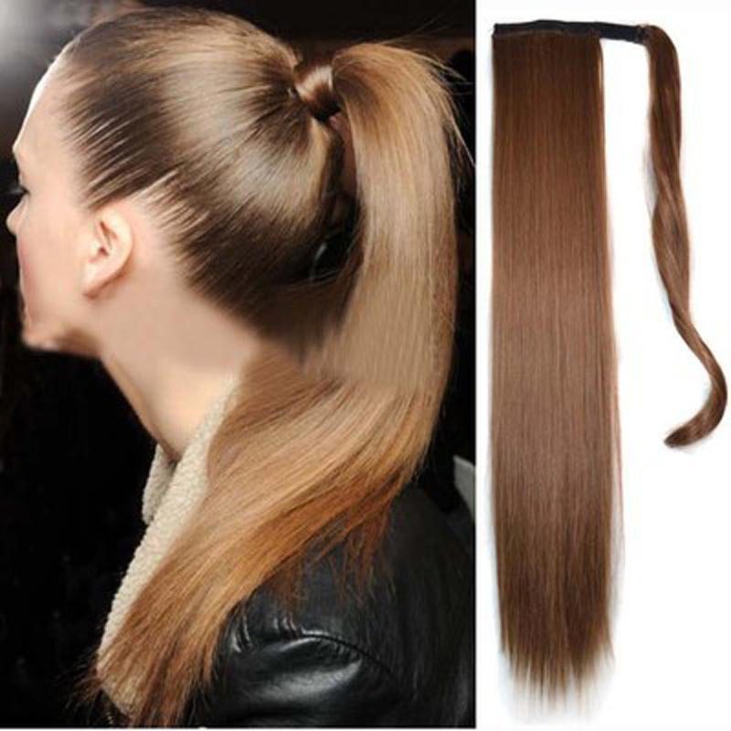 Wrap around straight ponytail - Image 2