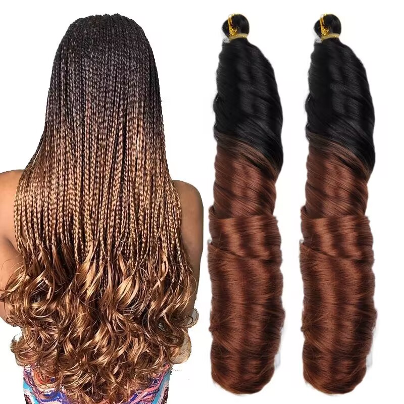 French Curl Braiding Hair Silky Smooth