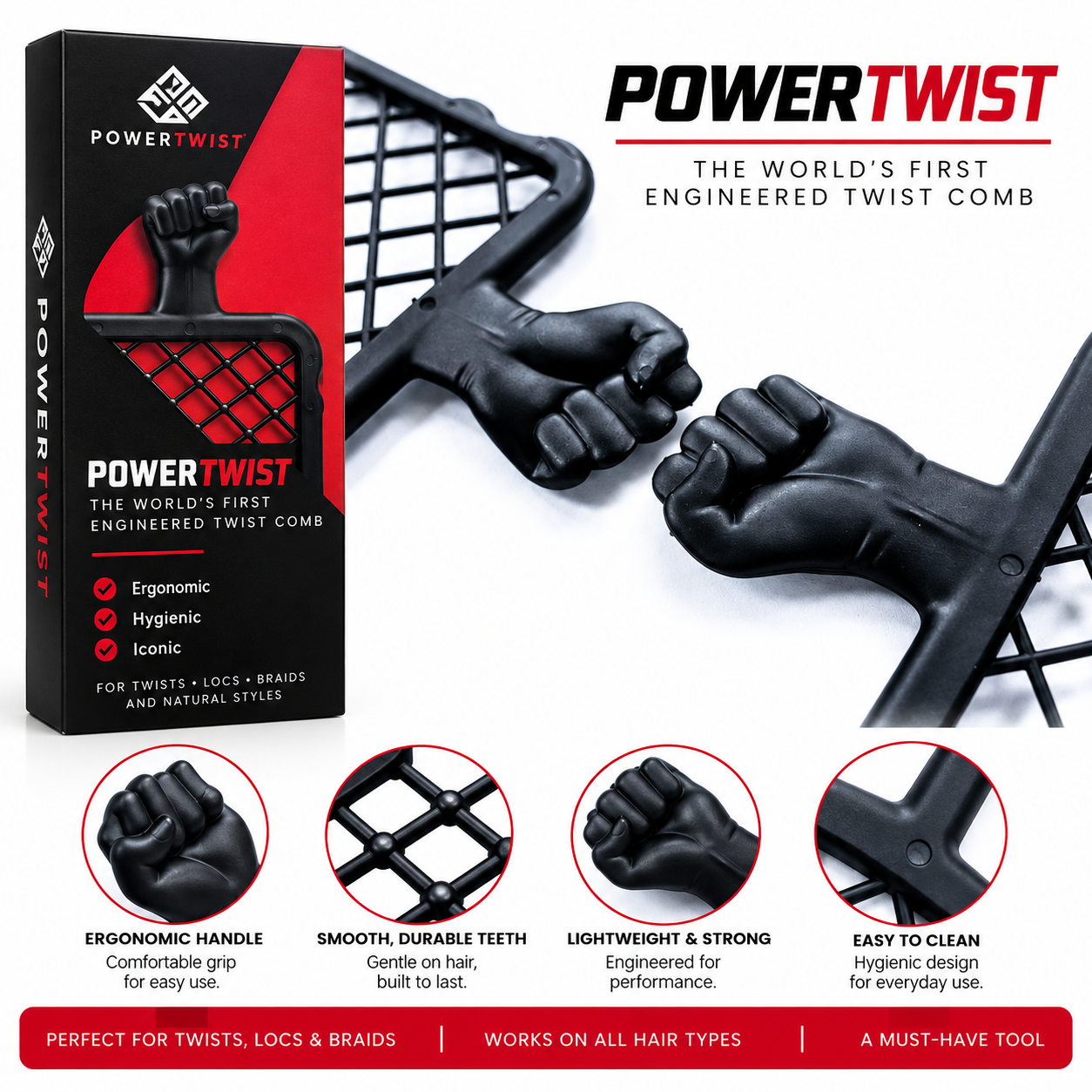 Powertwist Comb